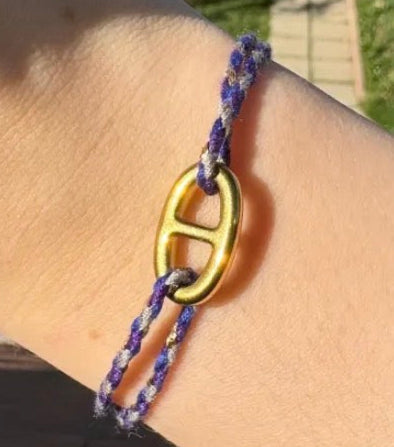 Bracelet maille marine